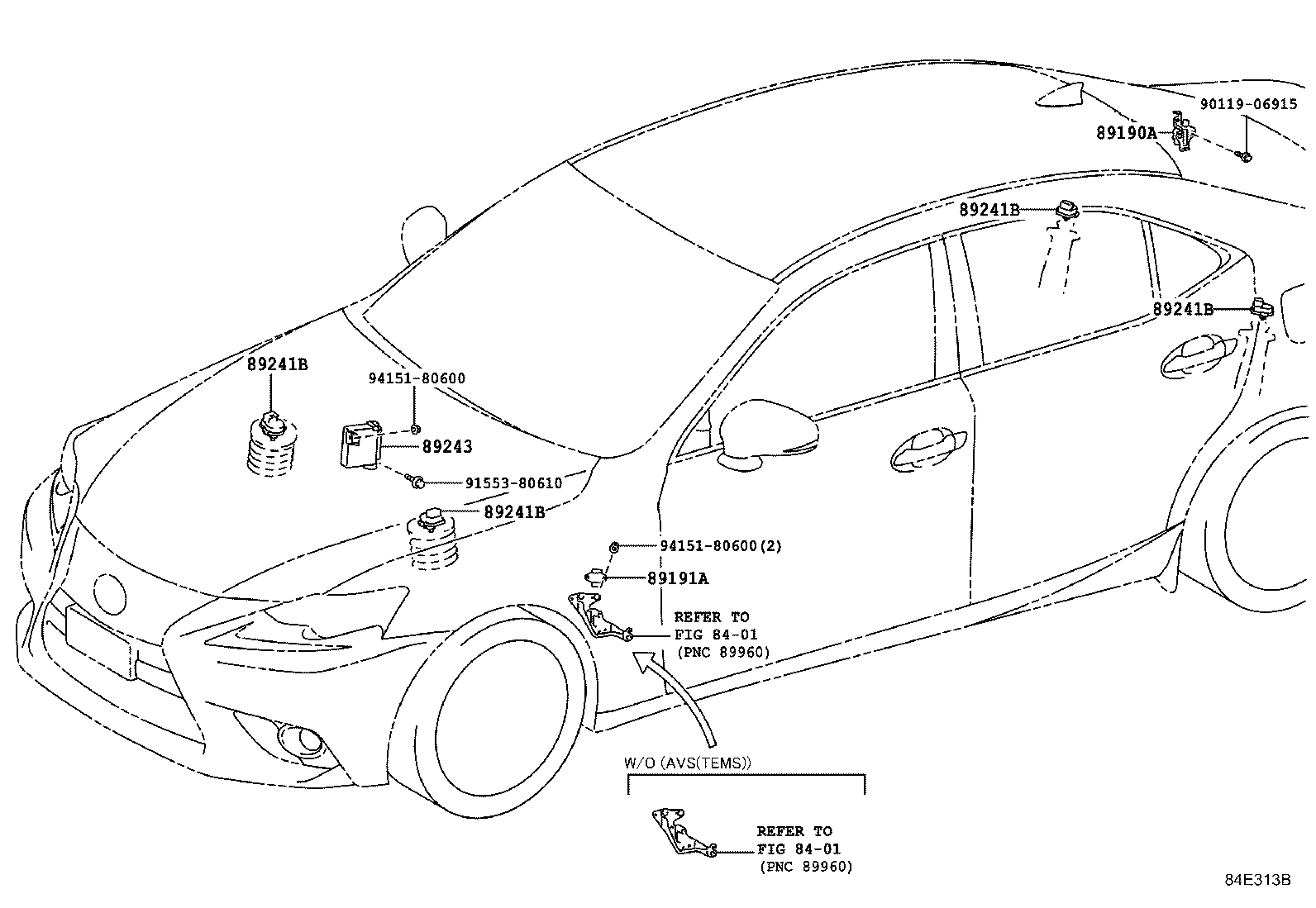 Схема lexus is 250